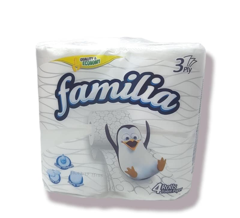 Familia 3ply Toilet paper X 4 Rolls 292 Imports