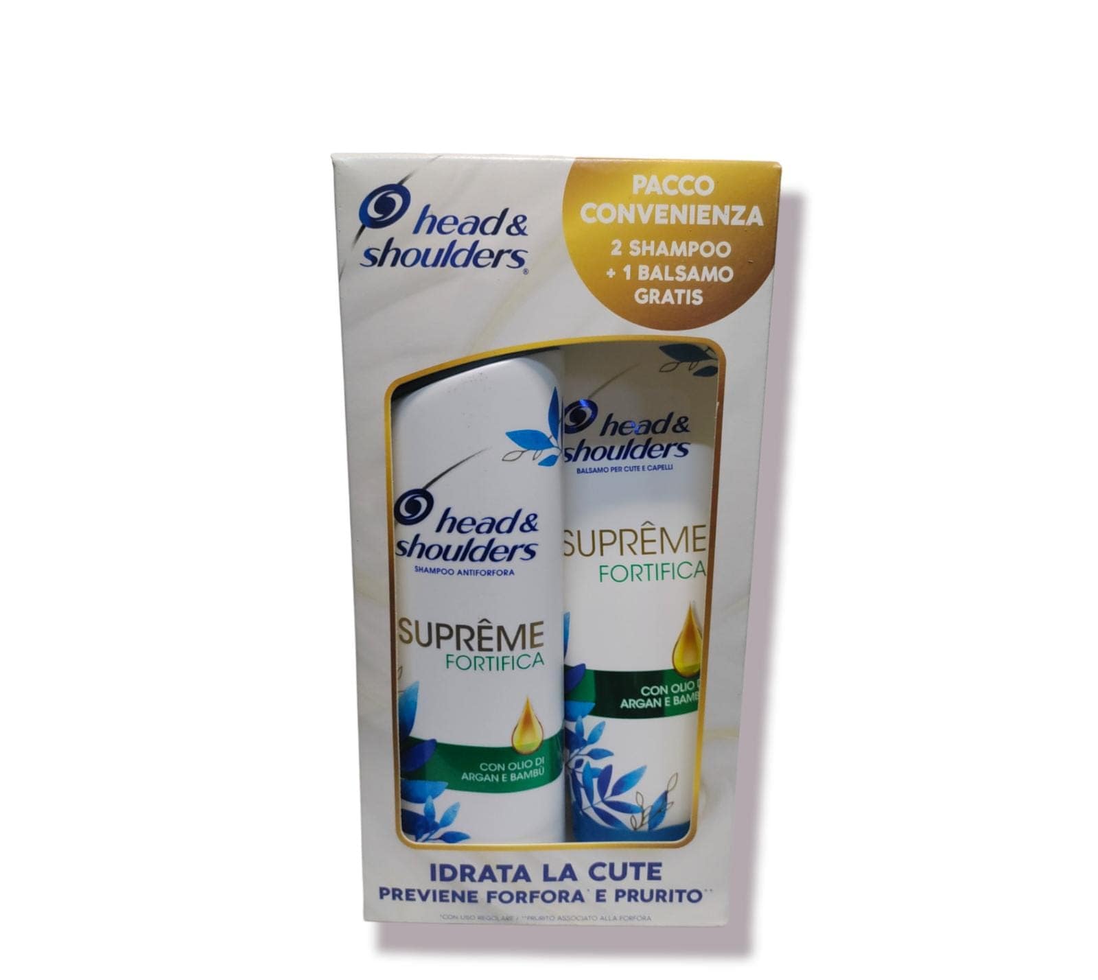 Head & Shoulders 3PK (2 Shampoo+1 Conditioner) Argan& Bamboo Is